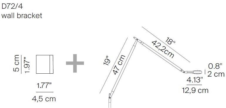 LUCEPLAN Регулируемый настенный светильник из алюминия Otto watt sun-id-1444203 - Вид №2