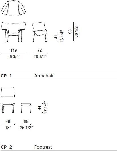 Cappellini Кресло с подлокотниками sun-id-1493416 - Вид №3