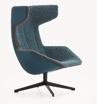 Moroso Кресло поворотное на 4-х спицах с высокой спинкой Take a line for a walk sun-id-1370506 - Вид №19