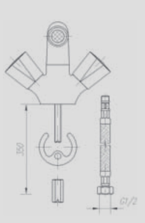 140-0178-01 Смеситель Mofem Nova Santreyd - Вид №1