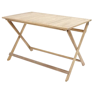 Стол садовый Naterial Solis Origami складной 114x70х72 см акация светло-коричневый