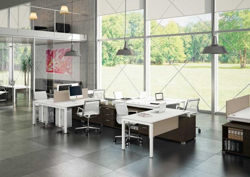 Bralco Модульный стол со встроенной полкой с системой управления кабелями Gate sun-id-1408803 - Вид №4