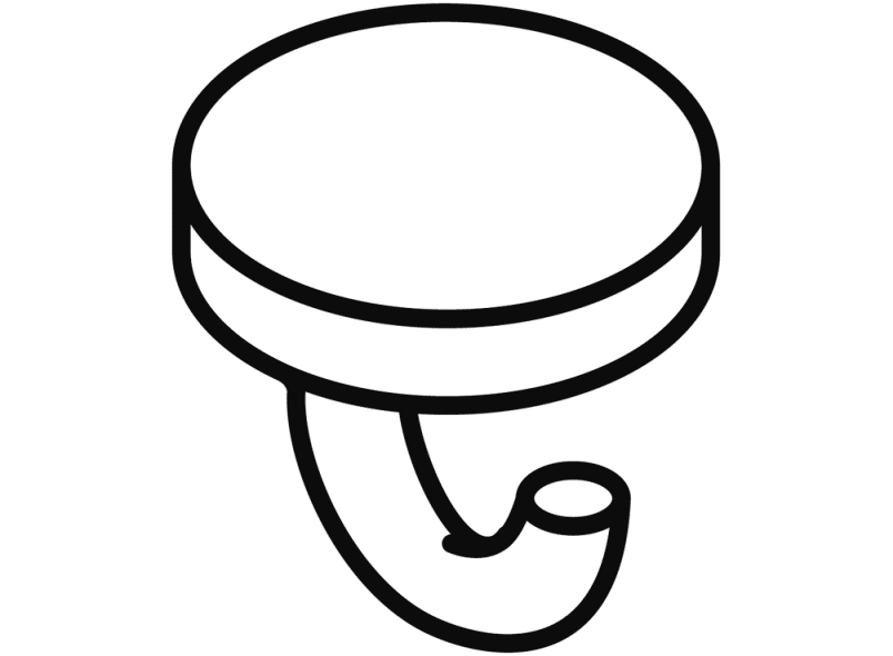 477.90B040 крюк HEWI Edition matt | Polyamid  - Вид №17