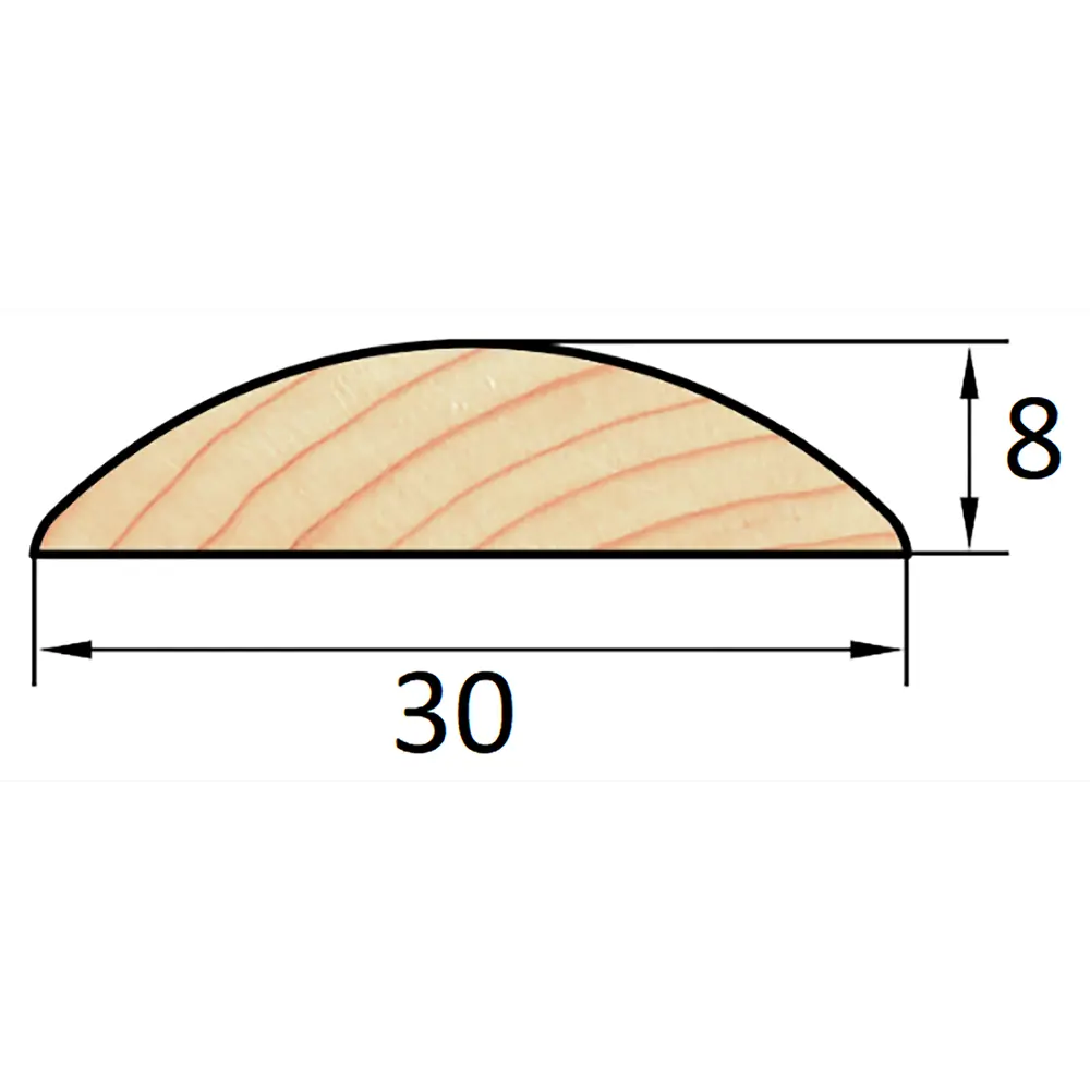 АРЕЛАН Радиусная деревянная раскладка для эстетичной отделки интерьера 81960890 STLM-0015462 - Вид №2