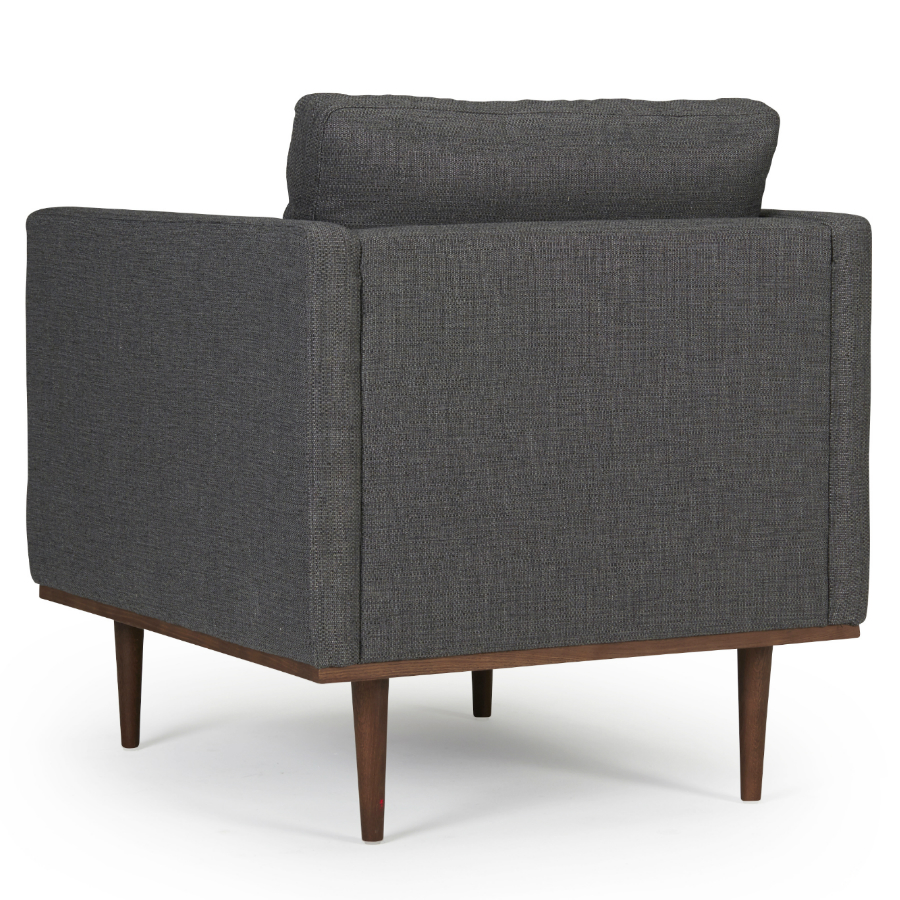 Кресло Vigo, дуб/орех, темно-серое Kragelund 37201208161 - Вид №5