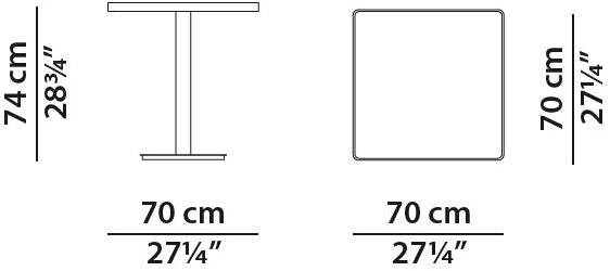BAXTER Квадратный стол sun-id-1364965 - Вид №3