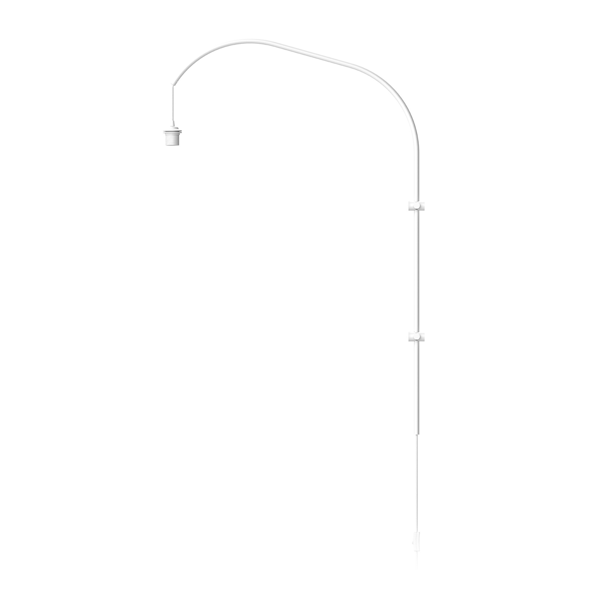 5710302041100 Основание настенное для бра Willow single white CARPET DECOR Аксессуары Umage 