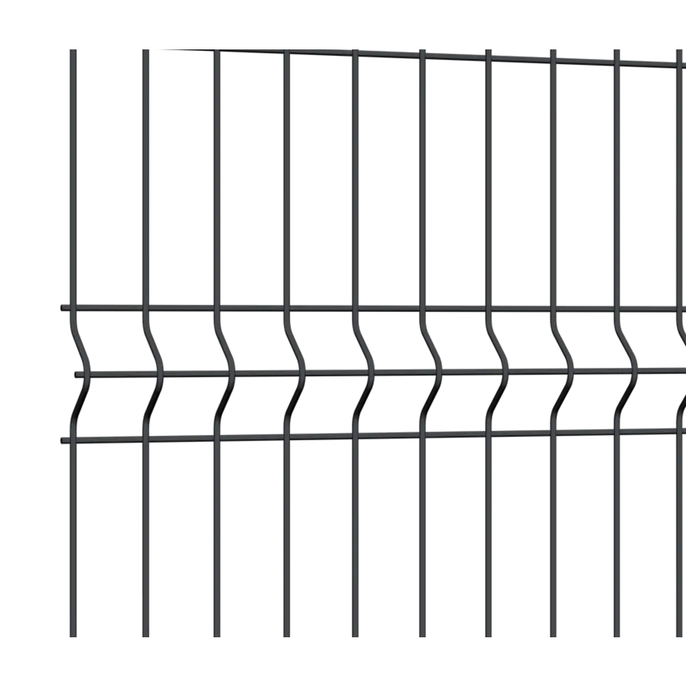 3D панель для забора Grand Line Light 2.5x2.03 м полиэстр RAL 7024 графит STLM-2022592 - Вид №1