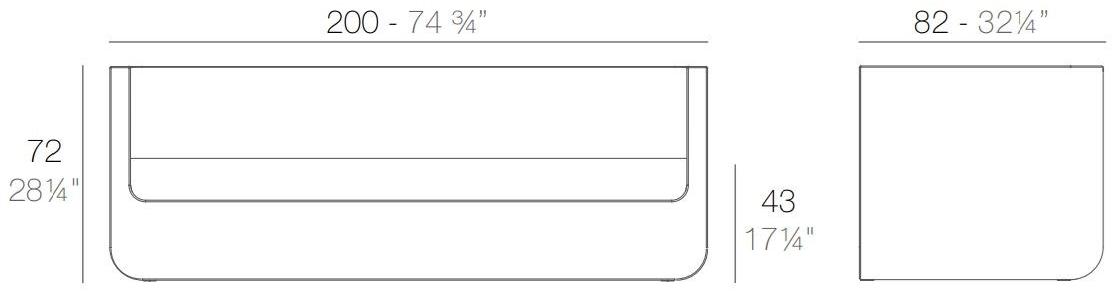 VONDOM Диван Ulm sun-id-1376920 - Вид №9