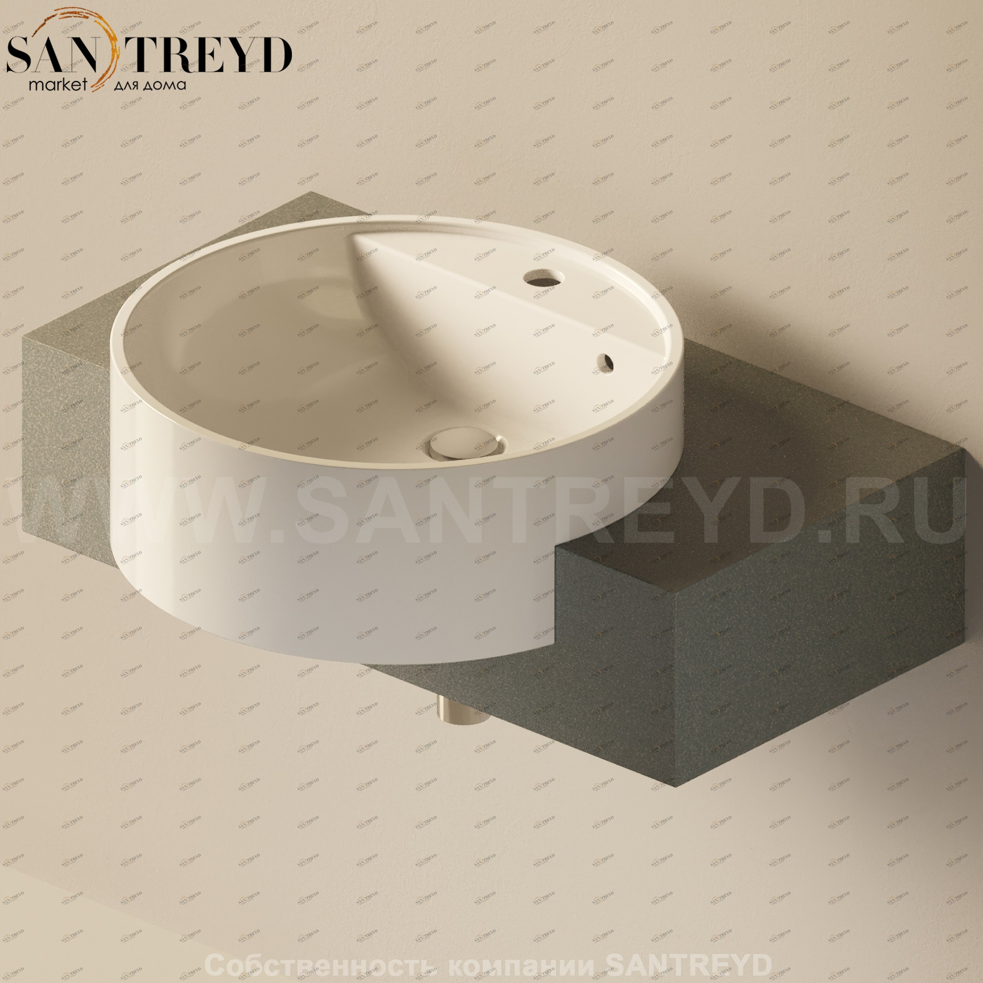 Flaminia FORTY6 Столешница от 80 до 250 см серая F65054.7037 Ceramica Flaminia F650547037