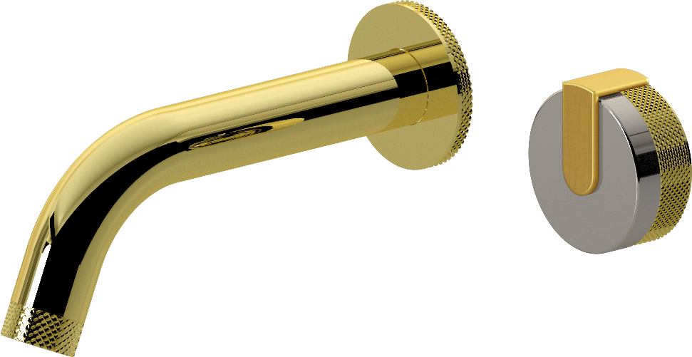 E-11535-R1PN-L1BAU-PB Настенный прогрессивный смеситель скрытого монтажа для раковины GRAFF MOD+