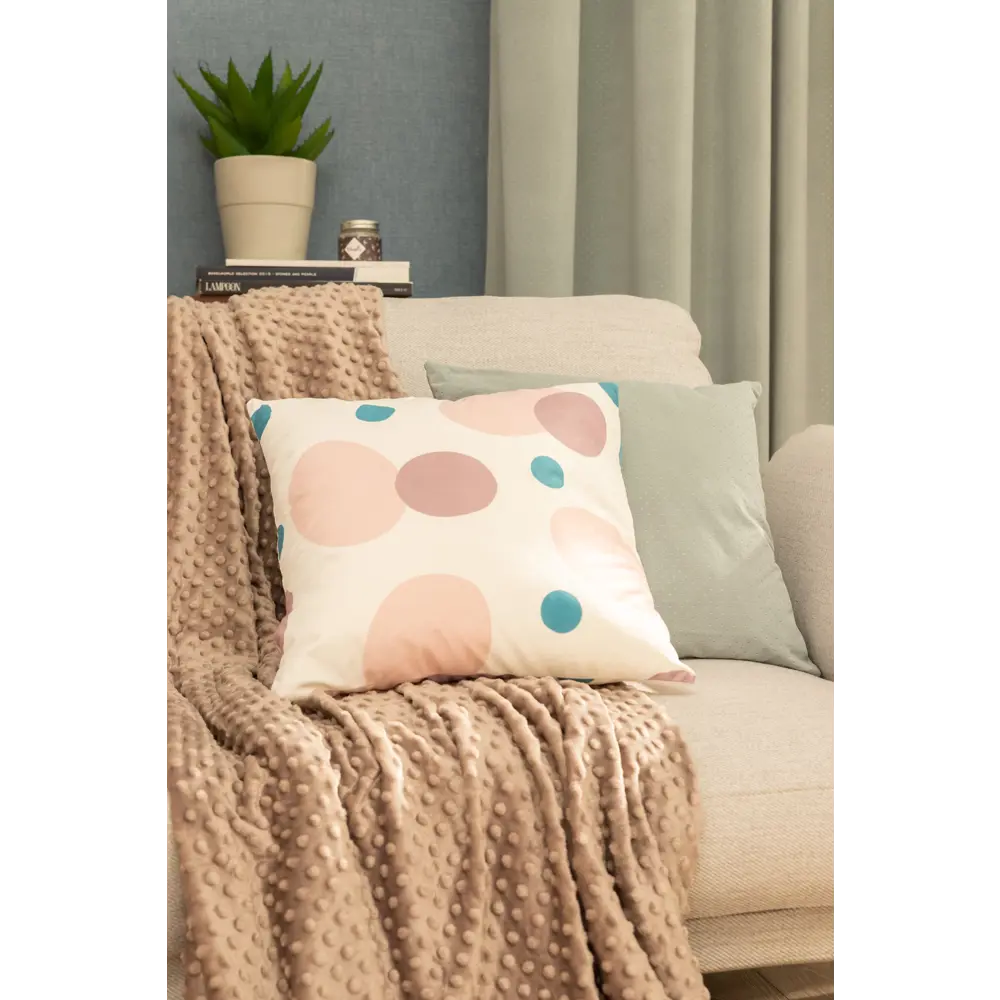 Подушка Leticia 45x45 см цвет розовый 85229708 STLM-2072391 SEASONS  - Вид №4