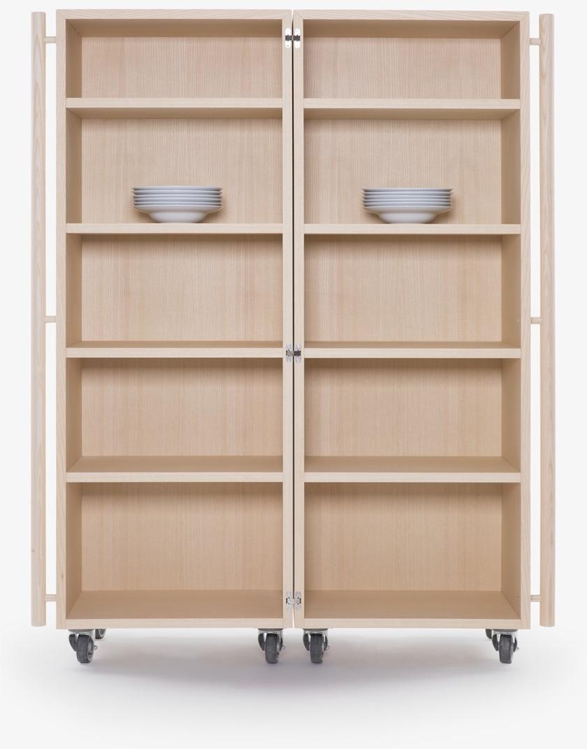 STIP Шкаф ясеневый на колесах  Out01  - Вид №1