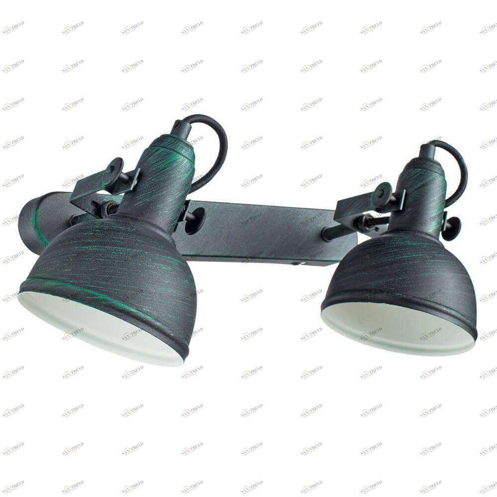 Спот настенный на 2 лампы зеленый Martin A5213AP-2BG ARTE LAMP MARTIN 00-3926211 Зеленый 