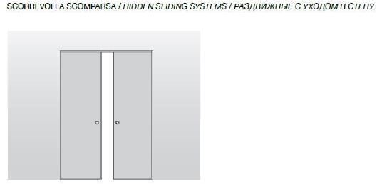 Longhi Карманная раздвижная дверь из дерева Aluminiun chic – doors Serie 31 - Вид №10