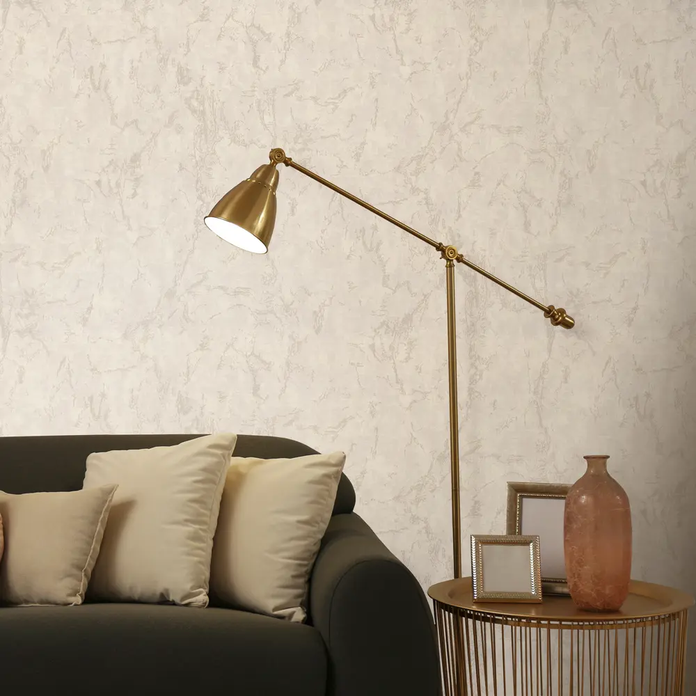 Обои флизелиновые Euro Decor Esta бежевый 1.06 м ED7193-21 86447990 STLM-2002842 - Вид №2