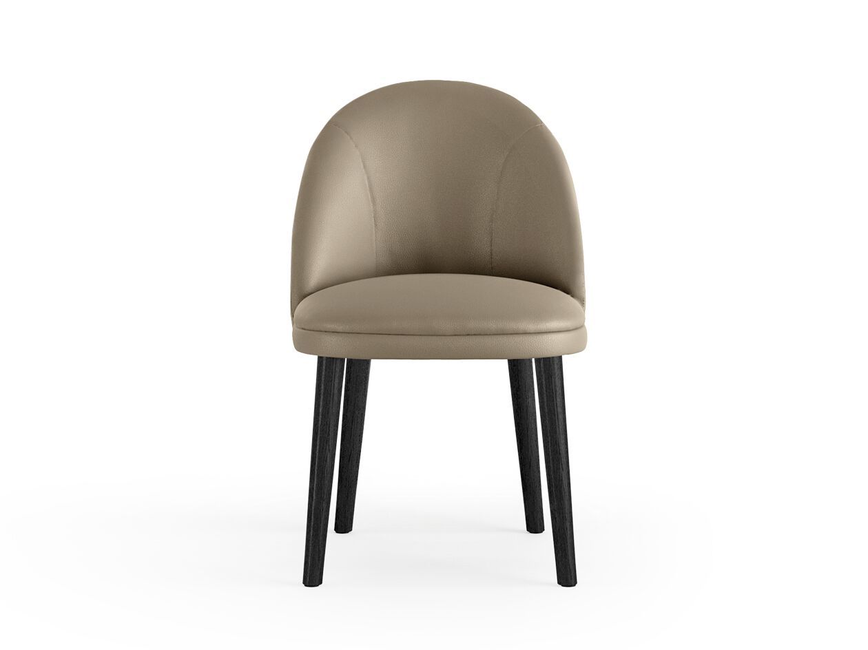 Мягкий стул с деревянными ножками EFORMA ARCH-00119301