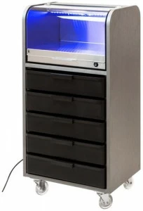 Maletti Тележка для парикмахерских с уф-лампой Uvc-scrigno