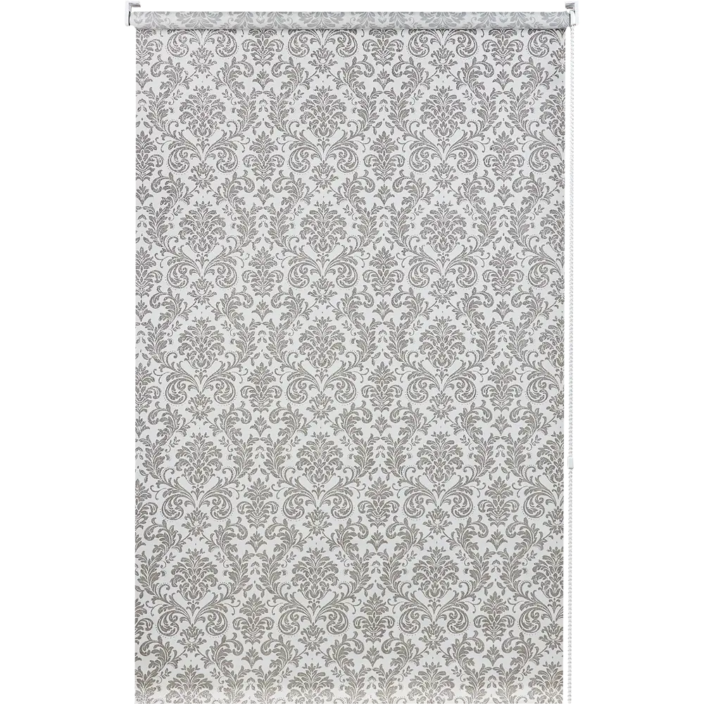 Штора рулонная Legrand Дамаск 40x175 см цвет серый 86542164 STLM-2004276 DOMLEGRAND