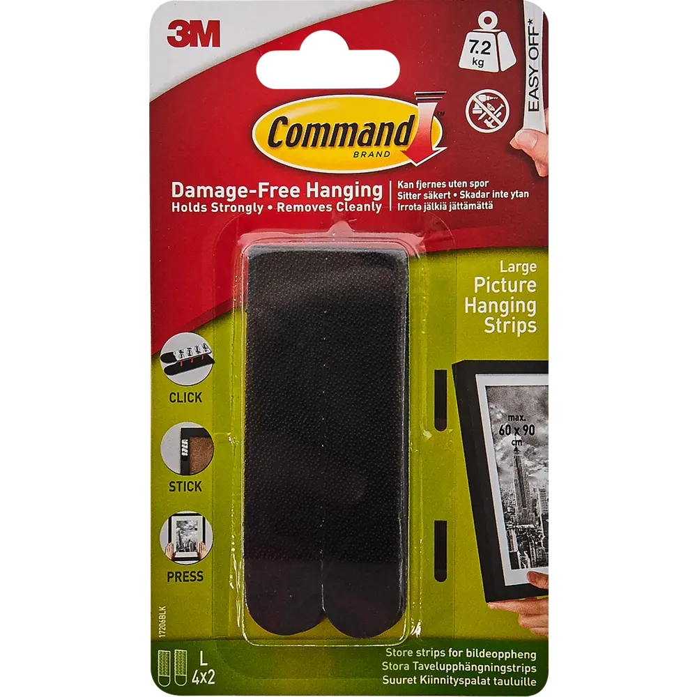 Застёжки для рамок картин Command большие, 4 пары STLM-2192792 - Вид №1