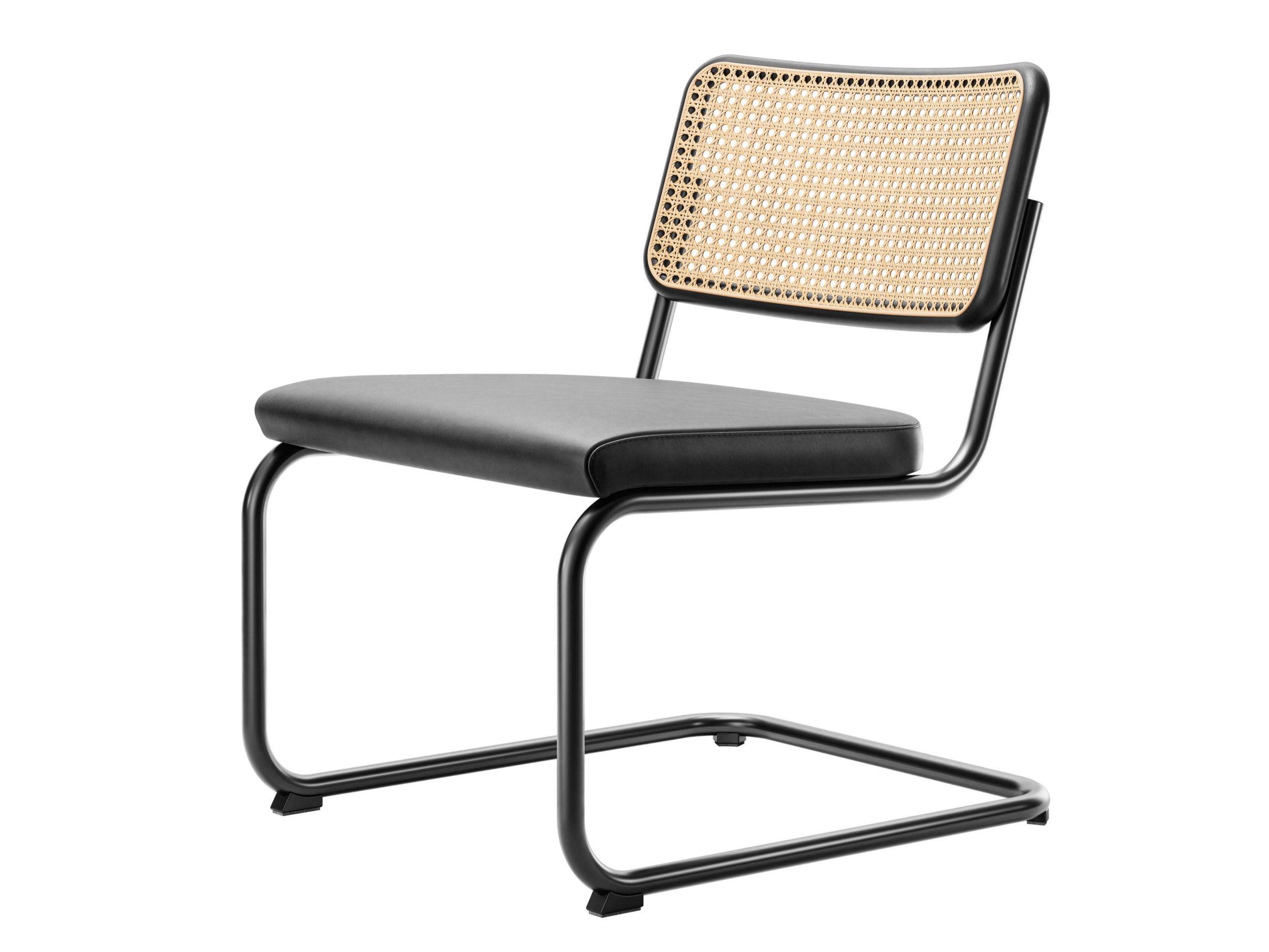 Стальное консольное кресло с мягким сиденьем THONET S 32 / S 64 ARCH-00106249