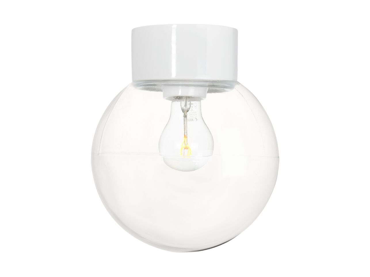 Настенный светильник / потолочный светильник из стекла и фарфора Ifö Electric Classic Globe ARCH-00080719 - Вид №4