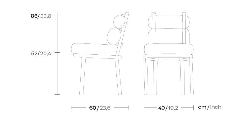Тканевый садовый стул Kettal Roll ARCH-00016020 - Вид №3
