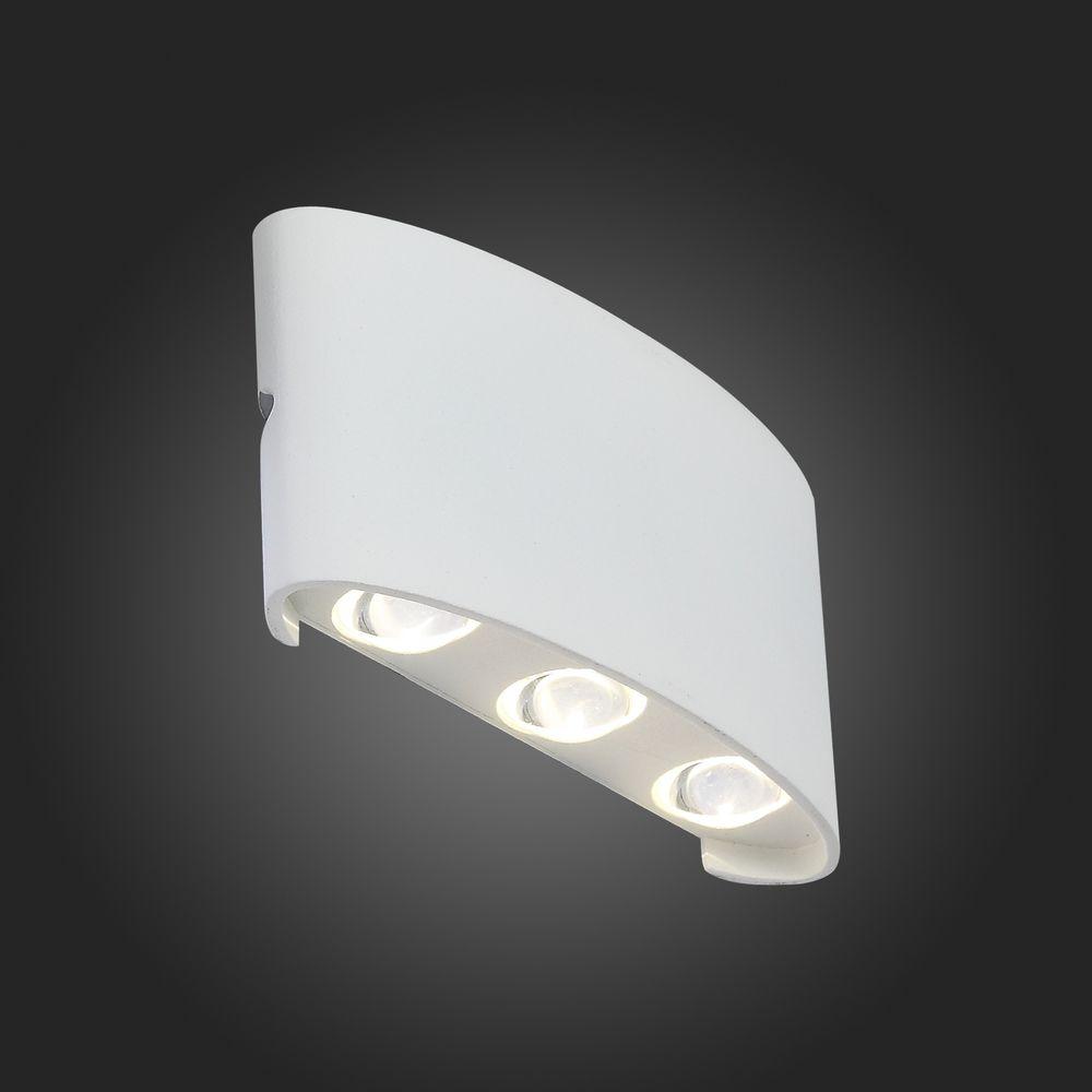 Уличный настенный светодиодный светильник ST Luce Bisello SL089.501.06 ST LUCE BISELLO 272512 Белый  - Вид №2