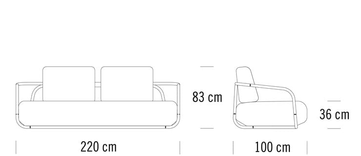 Кожаный диван THONET 2000 ARCH-00142966 - Вид №8