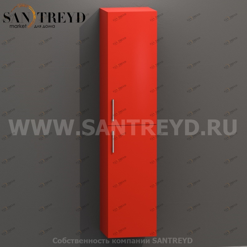 MDC149 Высокий шкаф с двумя створками 160 см красный Globo 4ALL Италия Ceramica Globo