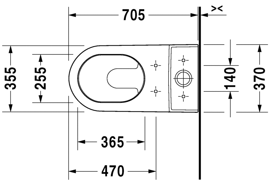 2141092000 Компакт унитаз с бачком Белый Duravit Starck 3 Германия - Вид №2