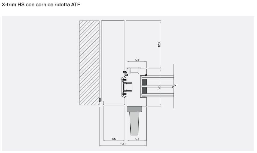 Минимальное деревянное окно Impronta X-TRIM ARCH-00038399 - Вид №11