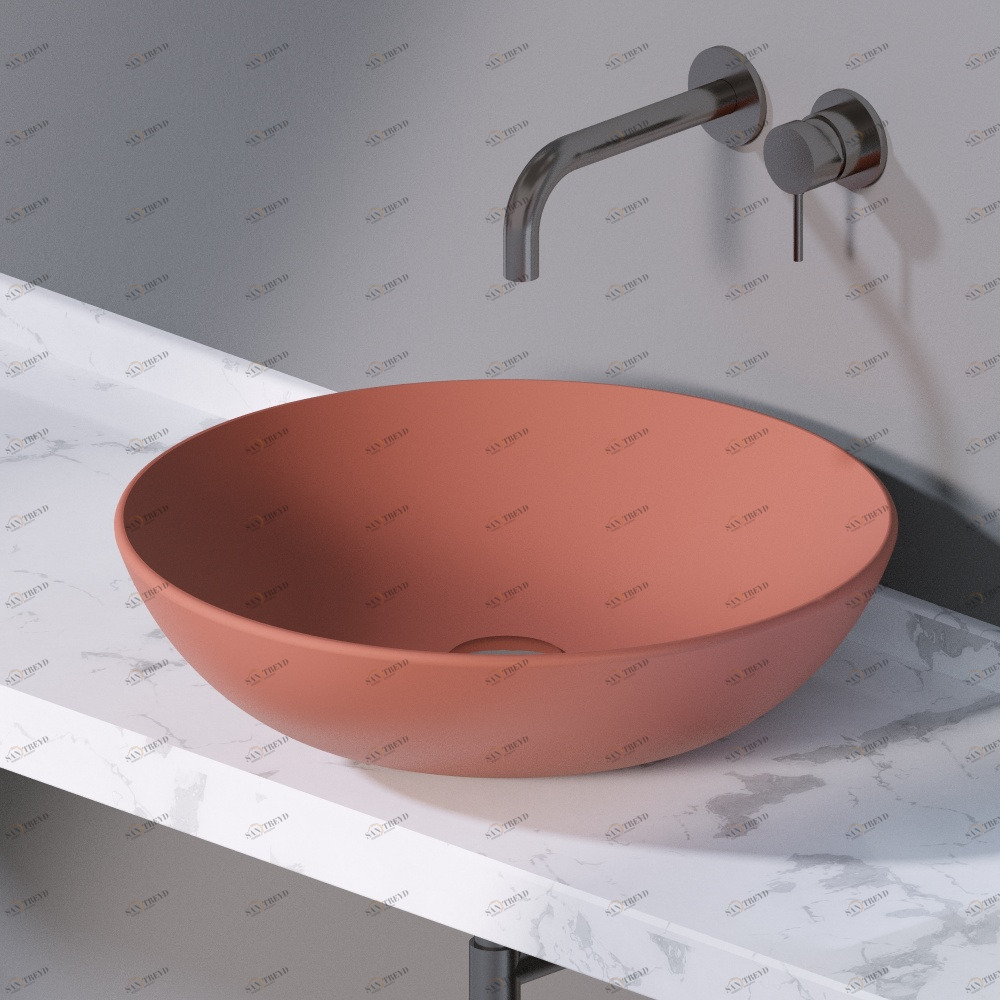 L241142 Накладная раковина на столешницу  круглая A. e T. Italia THIN AeT ITALIA