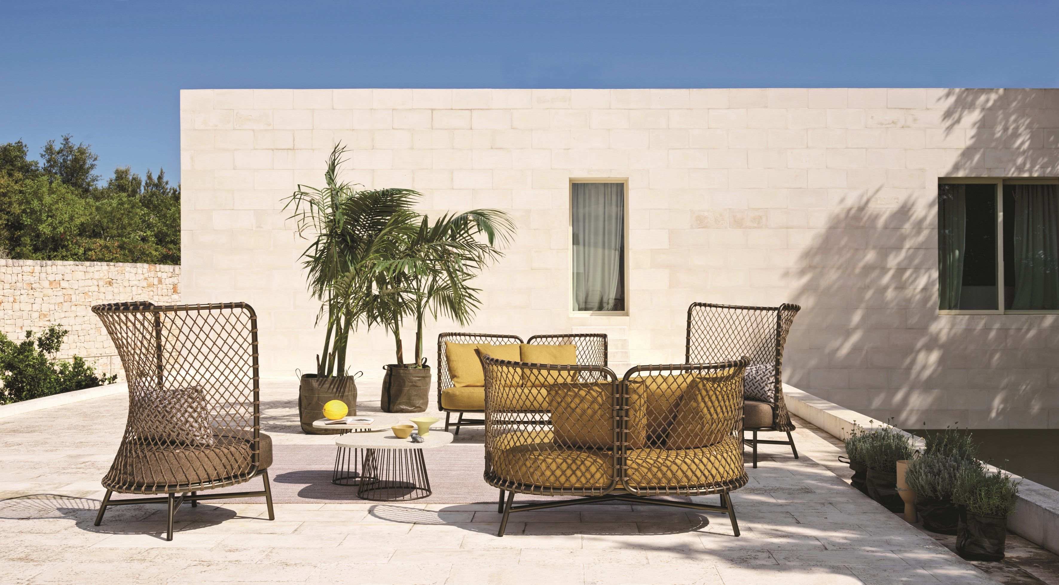 Плетеное кресло с полиэфирной веревкой Roberti Charme ARCH-00035102 - Вид №5