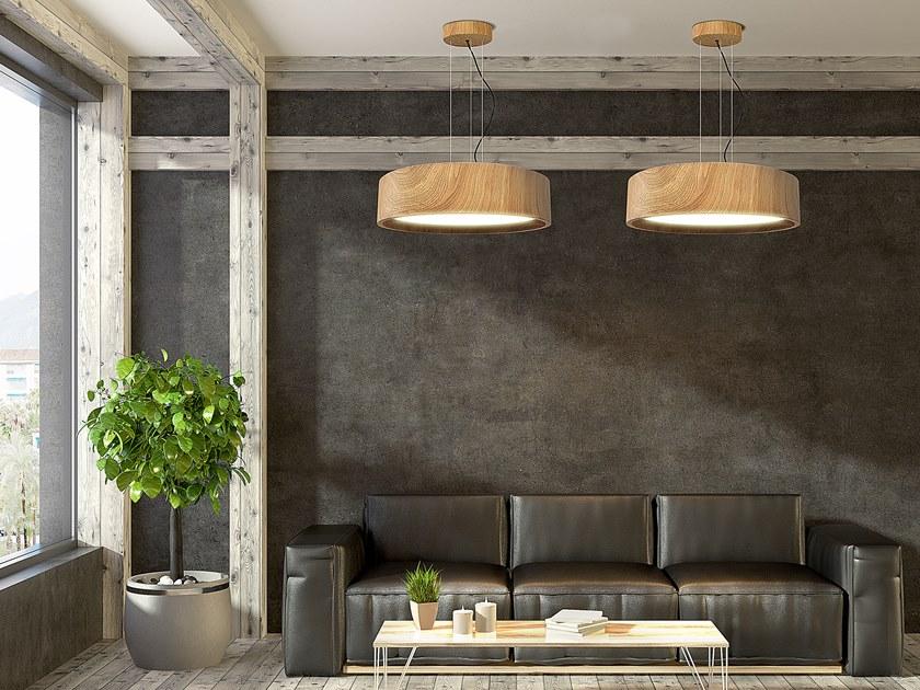 Valaisin Grönlund Led подвесной светильник из дерева Oak sun-id-1493142 - Вид №2