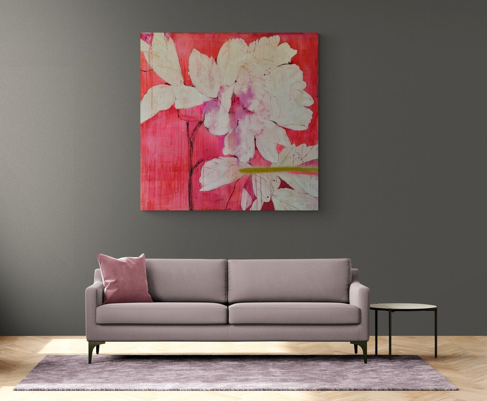 Картина ICI ET LÀ VIBRANT RED ARCH-00062175 - Вид №4