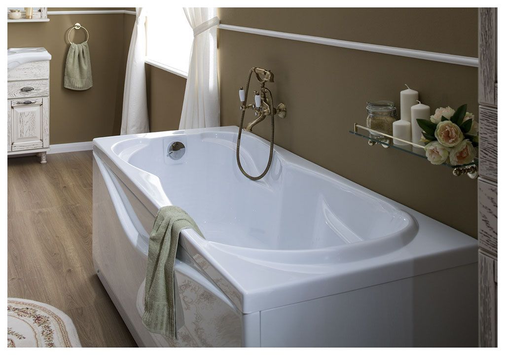 Акриловая ванна Aquanet Viola 180x75 (+ шторка Aquanet Alfa 4 NF6222-pivot) 0020404700196049 - Вид №8