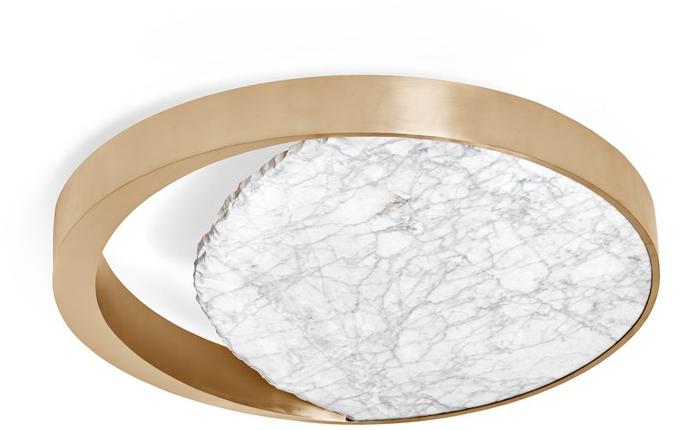 Ginger & Jagger Светодиодный потолочный светильник из мрамора Earth to earth sun-id-1457334 - Вид №1