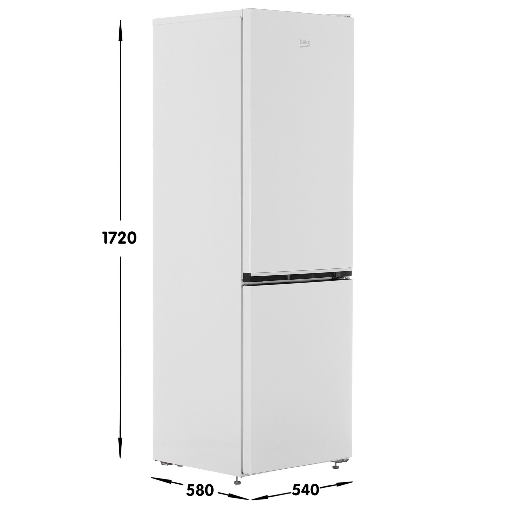 9261649 Холодильник с морозильником   BEKO B1RCSK272W белый STDN-0123345 - Вид №6