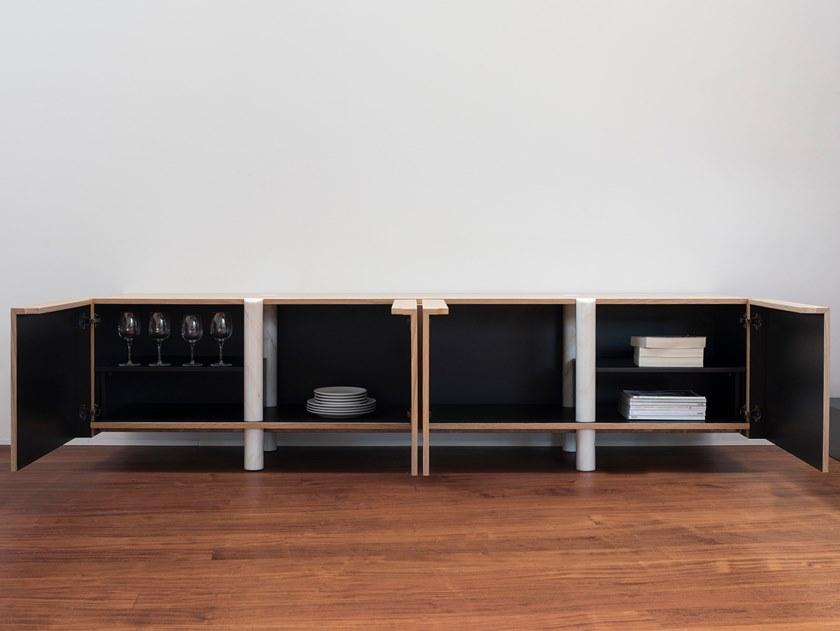 WUDA Комод деревянный с распашными дверцами Pedra sun-id-1482903 - Вид №1