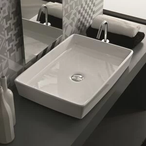 25367 Накладная раковина на столешницу  овальная Ceramica Hidra