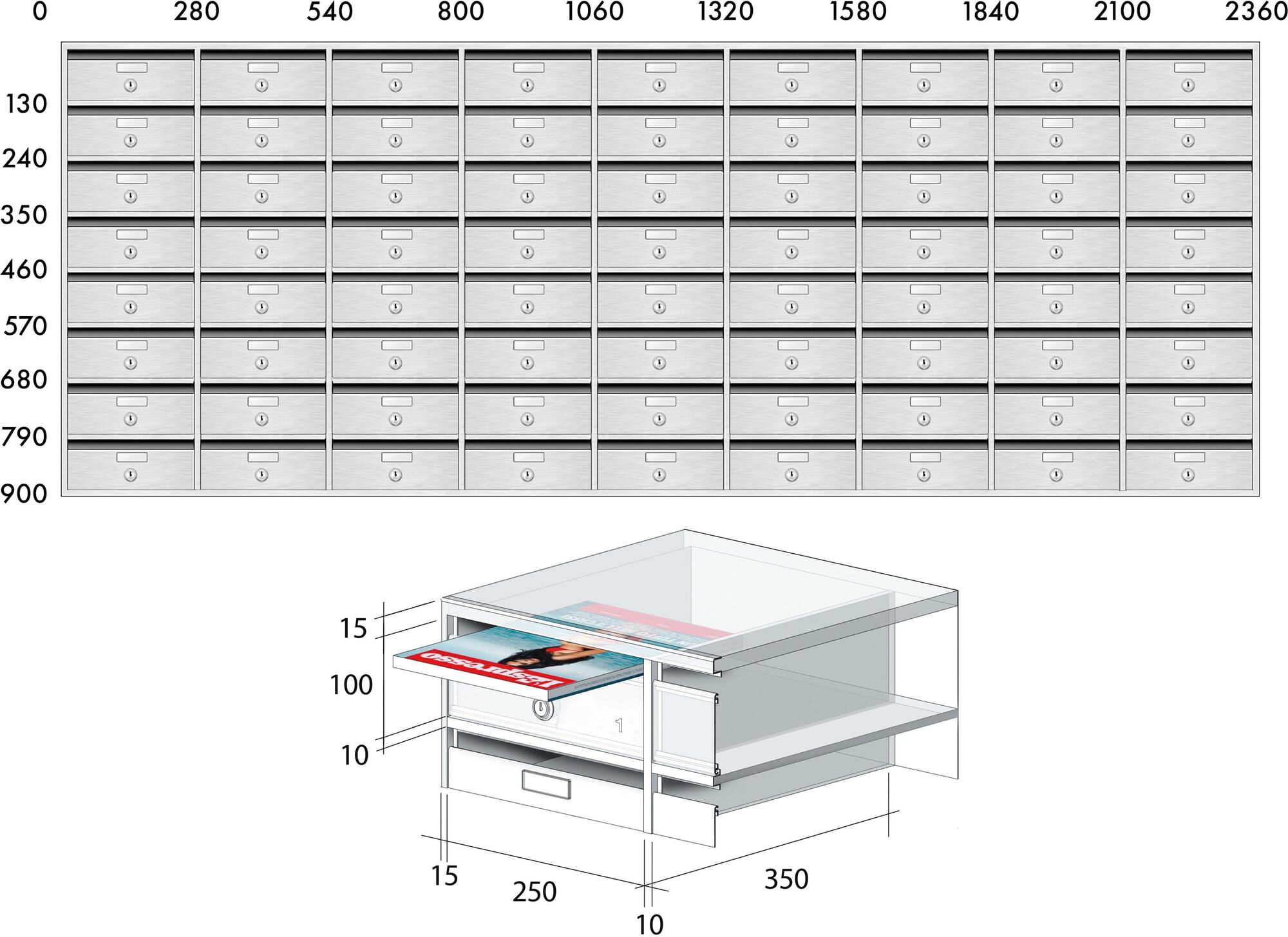 RAVASI Почтовый ящик Interni sun-id-1393548 - Вид №8