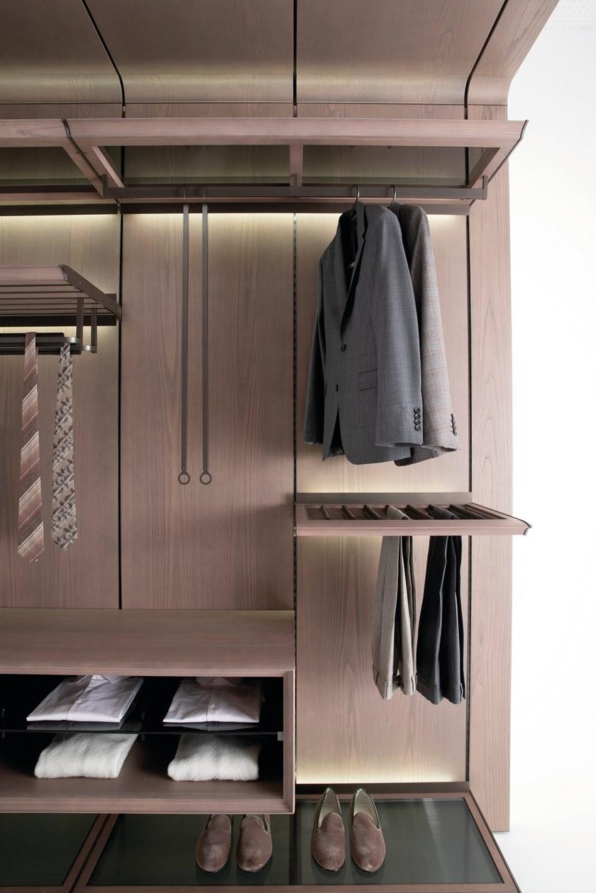 Giorgetti Модульная гардеробная из ясеня со встроенной подсветкой sun-id-1430233 - Вид №13