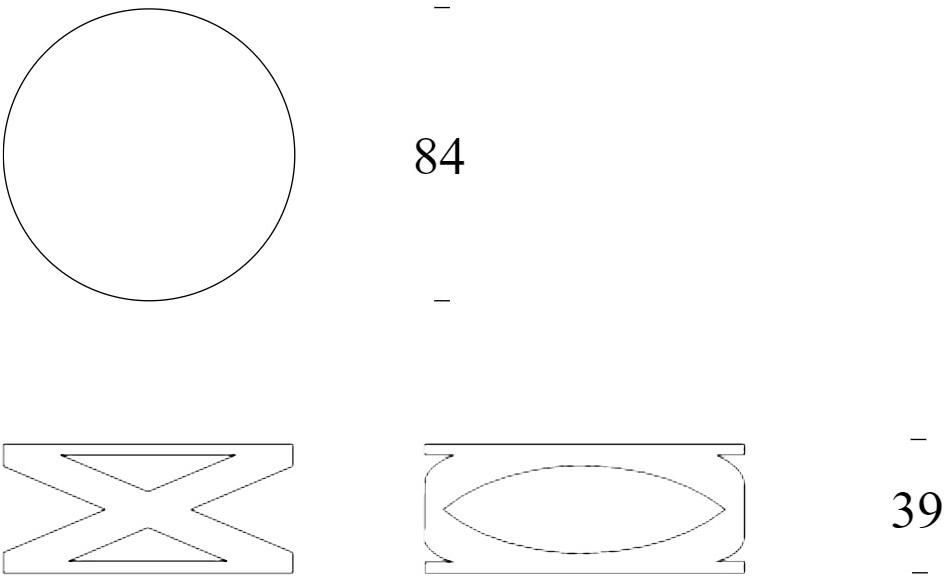 Tonin Casa Журнальный столик из стекла и металла с мраморным основанием  T6233  - Вид №4