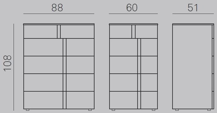 Gruppo Tomasella Комод из лакированного дерева со встроенными ручками Athena sun-id-1490280 - Вид №8