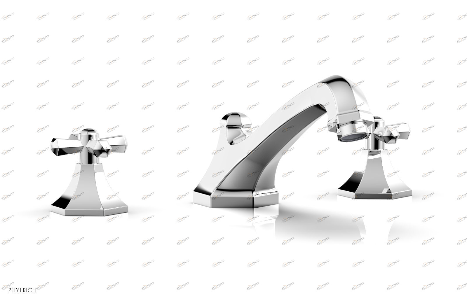 Смеситель для ванны LE VERRE & LA CROSSE Phylrich  K1171V-026 Хромированный 