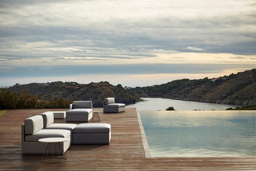 Bivaq Квадратный тканевый садовый пуф Mood xl sun-id-1375636 - Вид №2