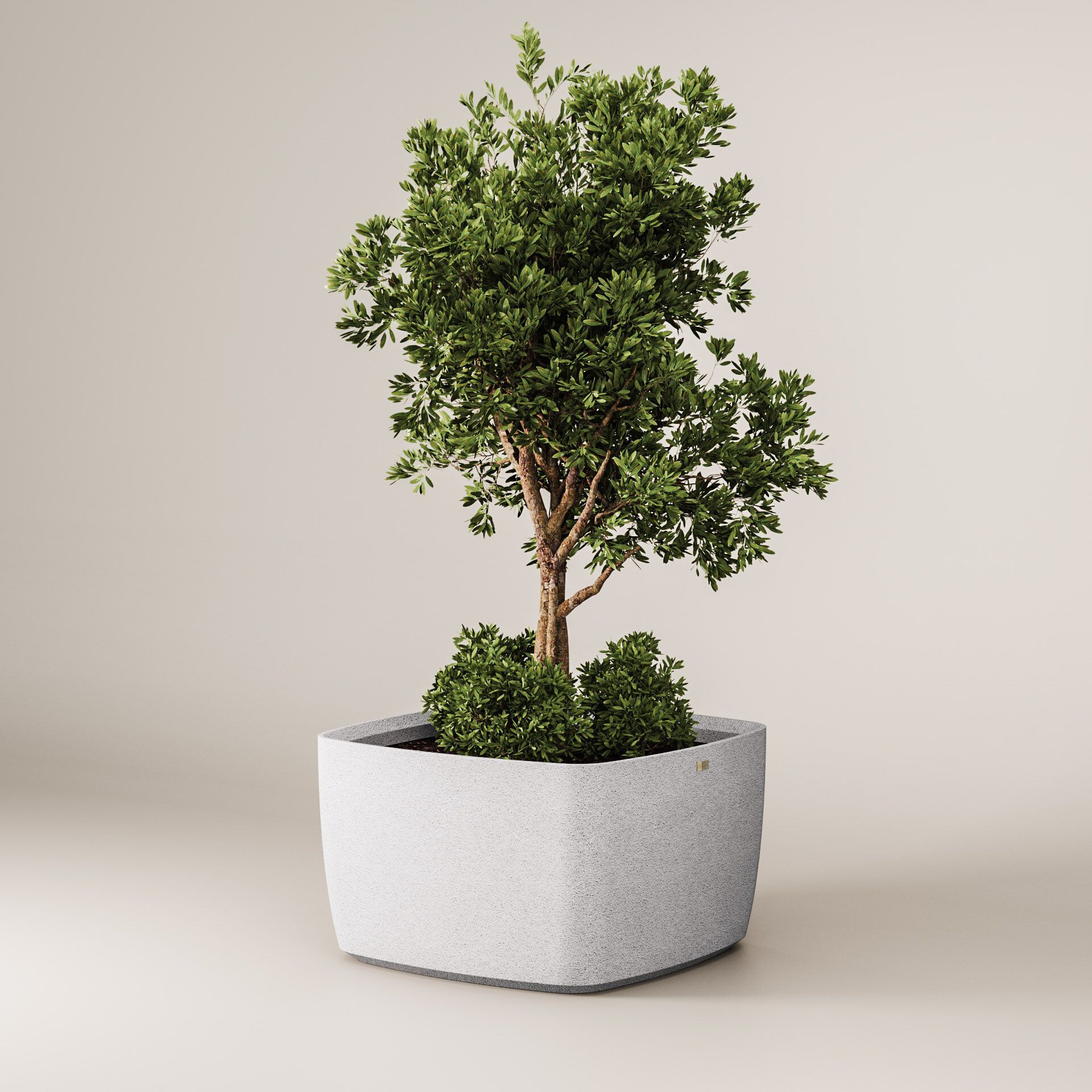 Бетонная квадратная плантатор Kremen ARCH-00045097 - Вид №8