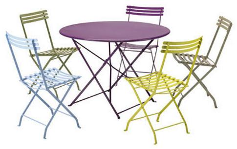 Ethimo Складной садовый стол из крашеного металла Flower Fltt3000 - Вид №2
