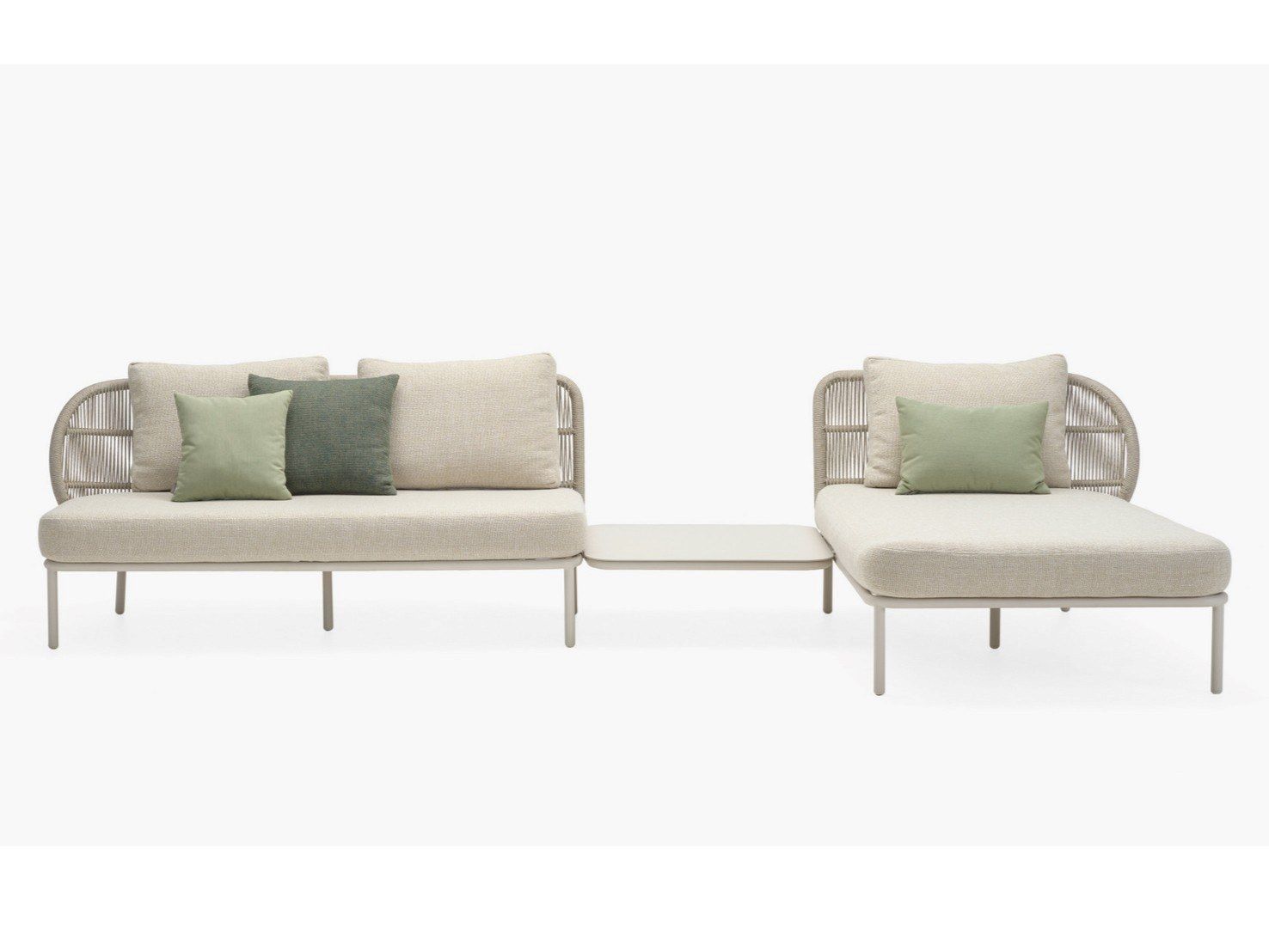 Тканевый угловой модульный садовый диван Vincent sheppard Кодо ARCH-00001263 - Вид №4